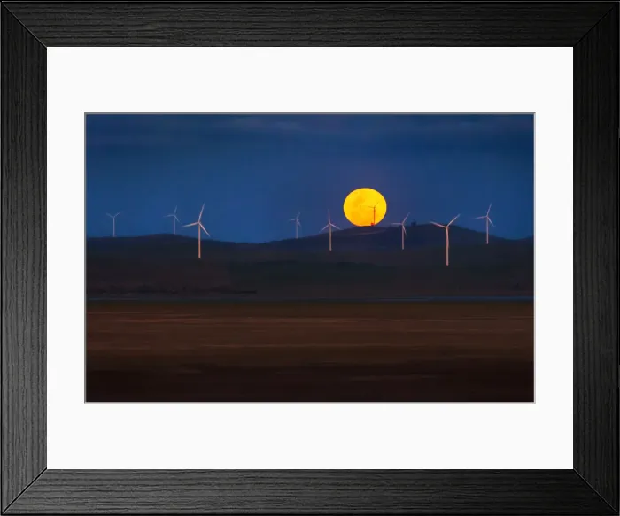 Framed Print : Super moon