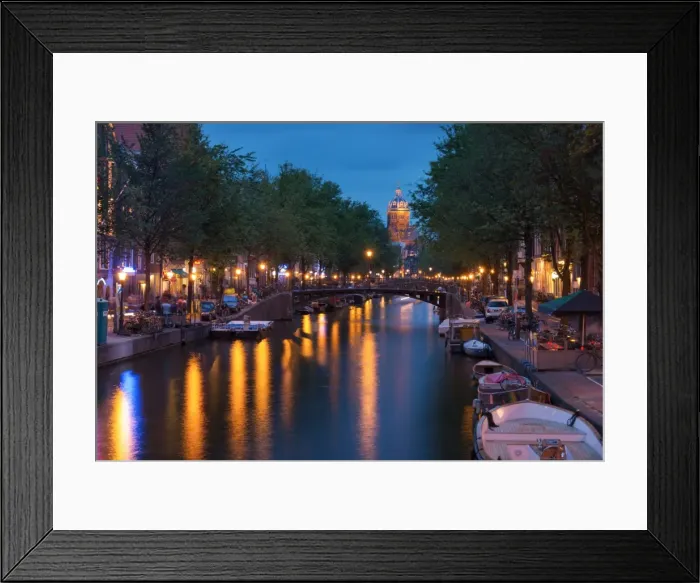 Framed Print : Amsterdam. Canal, Amsterdam