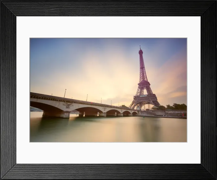 Framed Print : Eiffel tower long exposure Framed Print : Eiffel tower long exposure