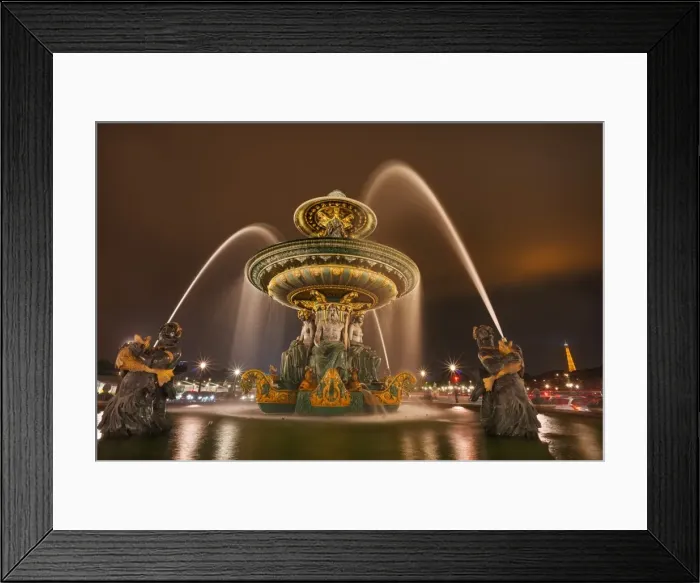 Framed Print : Fontaine des Fleuves