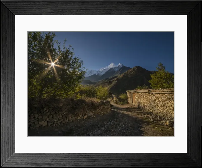 Framed Print : A rural scene in Jomson, in the beautiful mountainous region of the Annapurnas, Nepal Framed Print : A rural scene in Jomson, in the beautiful mountainous region of the Annapurnas, Nepal