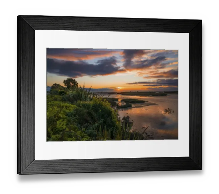 Framed Print : West coastline near the Okuru river, south Island, New Zealand Framed Print : West coastline near the Okuru river, south Island, New Zealand