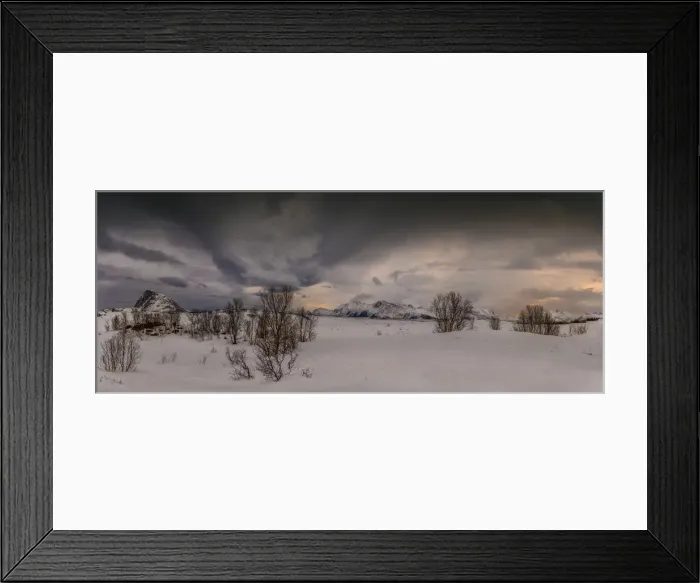 Framed Print : Gimsoya in the winter, Lofoten Peninsular, arctic circle of Norway Framed Print : Gimsoya in the winter, Lofoten Peninsular, arctic circle of Norway