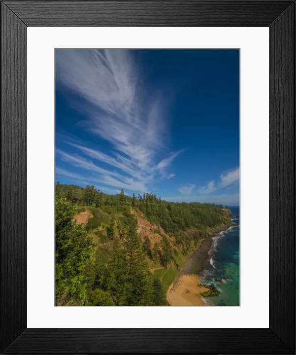 Framed Print : Anson Bay, Norfolk Island, south pacific ocean Framed Print : Anson Bay, Norfolk Island, south pacific ocean