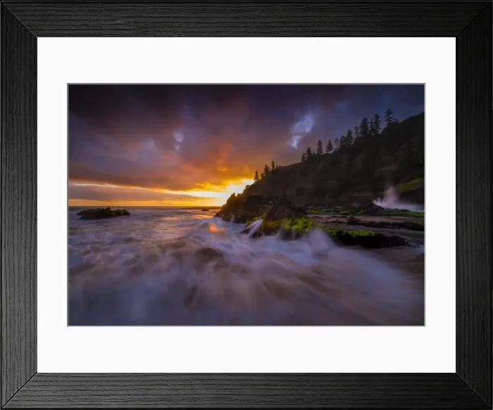 Framed Print : Anson Bay, Norfolk Island, south pacific ocean Framed Print : Anson Bay, Norfolk Island, south pacific ocean