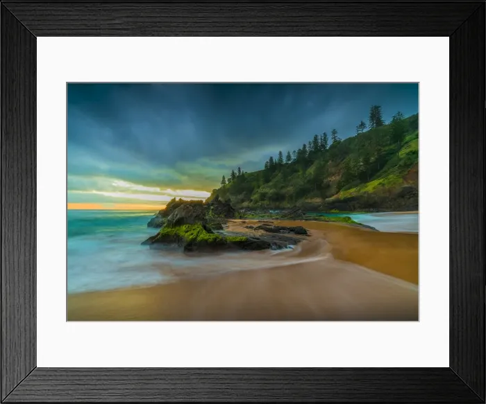 Framed Print : Anson Bay, Norfolk Island, south pacific ocean Framed Print : Anson Bay, Norfolk Island, south pacific ocean