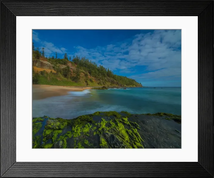 Framed Print : Anson Bay, Norfolk Island, south pacific ocean Framed Print : Anson Bay, Norfolk Island, south pacific ocean
