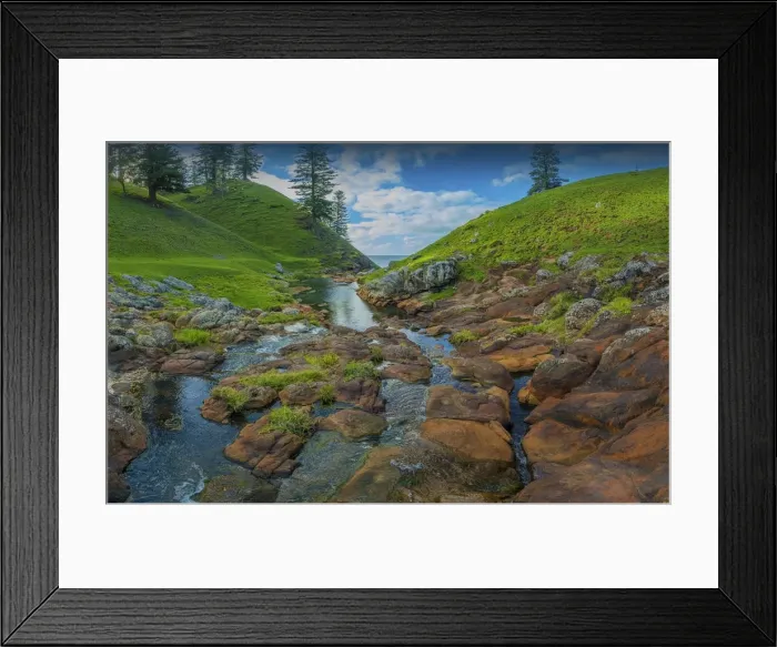 Framed Print : Norfolk Island, south pacific ocean