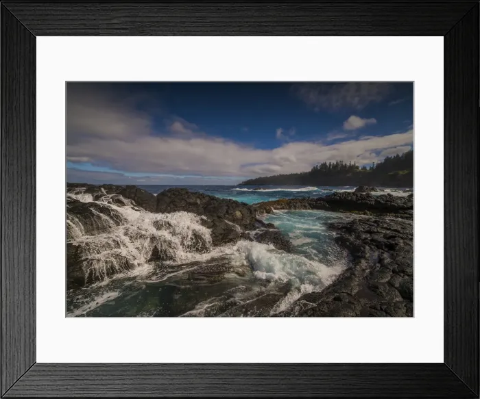 Framed Print : The Crystal pool on the coastline of Norfolk Island, south pacific ocean Framed Print : The Crystal pool on the coastline of Norfolk Island, south pacific ocean