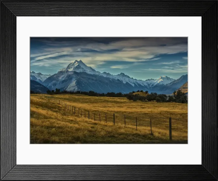 Framed Print : Mount cook national park, South Island of New Zealand Framed Print : Mount cook national park, South Island of New Zealand