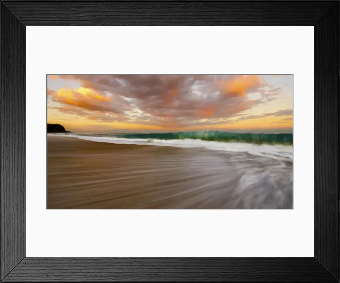 Framed Print : waves and the ocean Framed Print : waves and the ocean