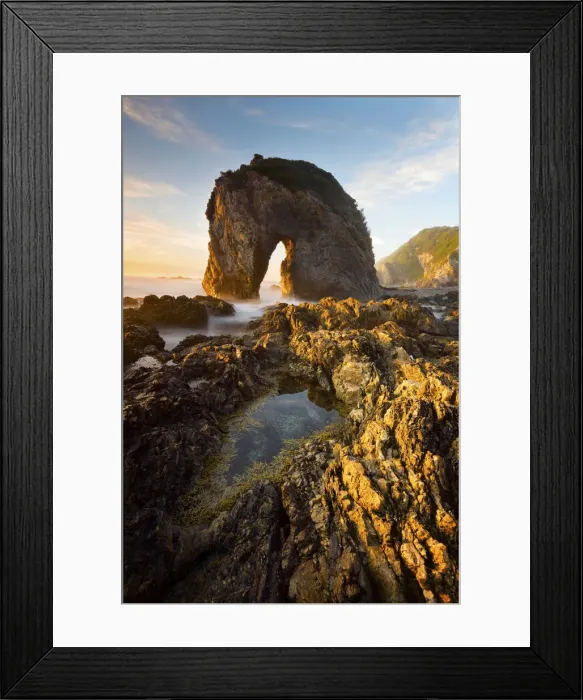 Framed Print : horse head rock on the south coast nsw Framed Print : horse head rock on the south coast nsw