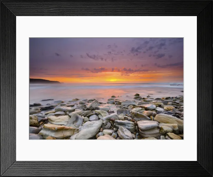 Framed Print : seascape beach and ocean Framed Print : seascape beach and ocean