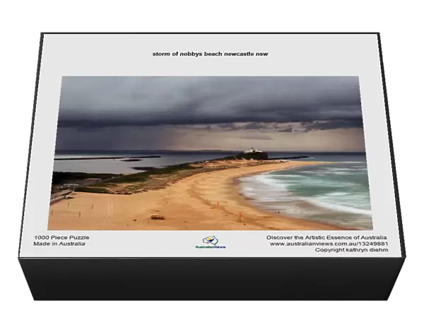storm of nobbys beach newcastle nsw