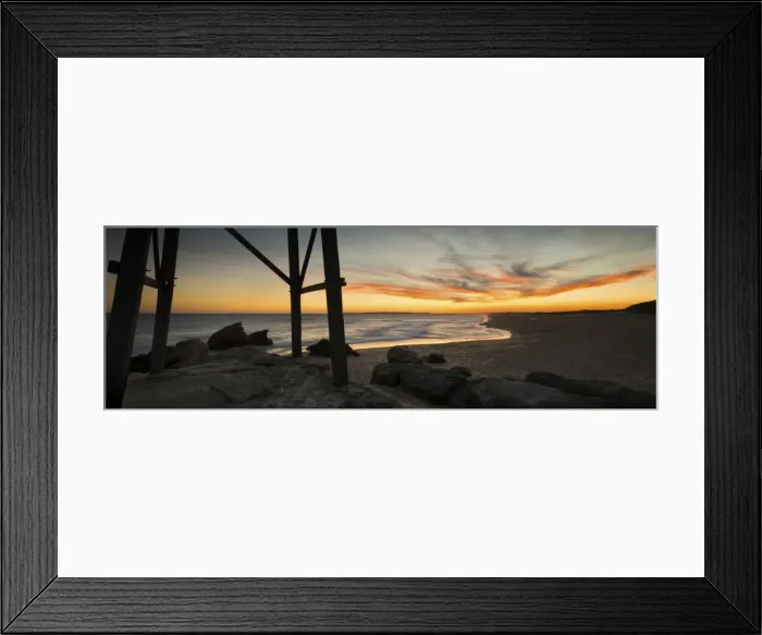 Framed Print : sunset panorama