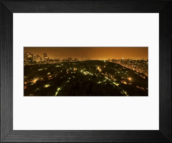 Framed Print : Central Park at night
