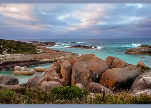 Sunrise with Elephant Rocks at Greens Pool, William Bay National Park, Denmark, Western Australia