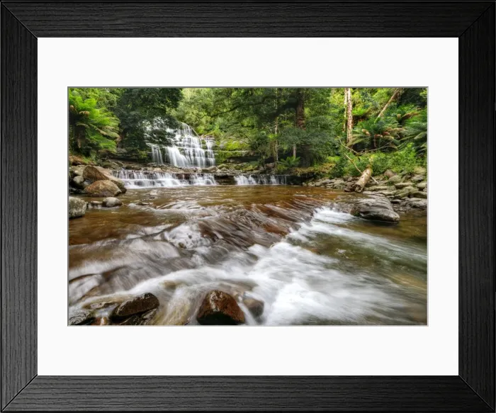 Framed Print : Liffey Falls in the Great Western Tiers, Midlands Region of Tasmania, Australia
