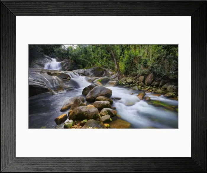 Framed Print : Josephine Falls, Wooroonooran National Park, Far North Queensland, Australia Framed Print : Josephine Falls, Wooroonooran National Park, Far North Queensland, Australia
