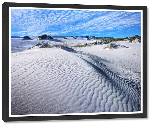 White Sand Dune at Hangover Bay, Nambung National Park, Western Australia, Australia