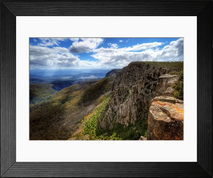 Framed Print : The Devils Gullet, Mole Creek, Tasmania, Australia
