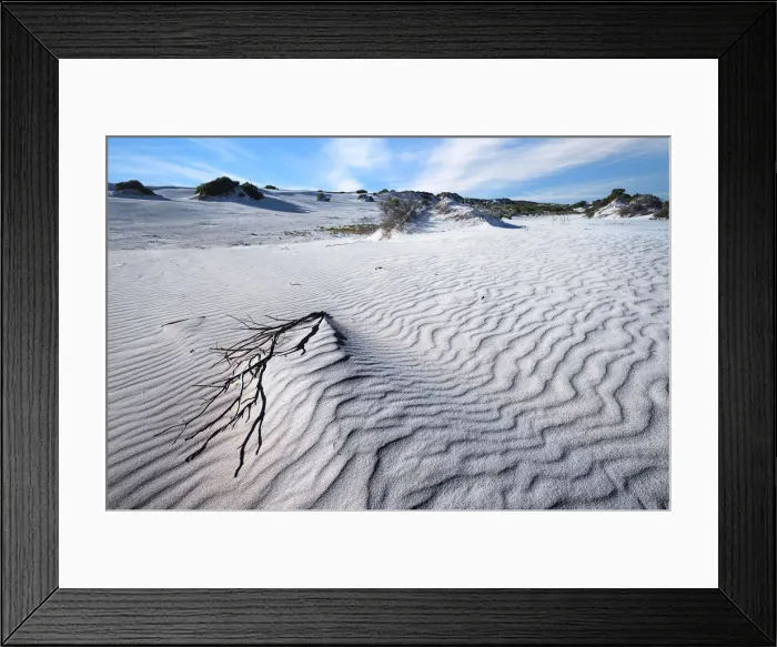 Framed Print : Little Sahara Sand Dune System, Kangaroo Island, South Australia