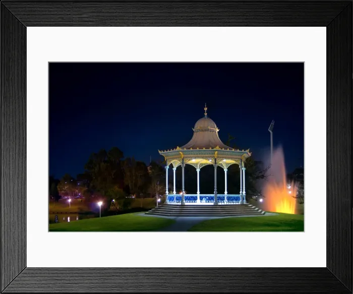 Framed Print : Elder Park Rotunda, River Torrens, Adelaide, South Australia