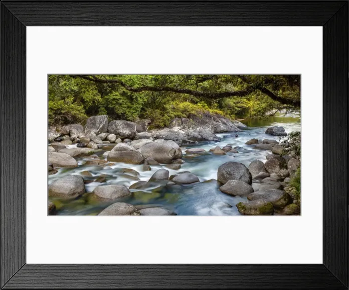 Framed Print : Mossman Gorge, Daintree National Park, Far North Queensland, Australia Framed Print : Mossman Gorge, Daintree National Park, Far North Queensland, Australia