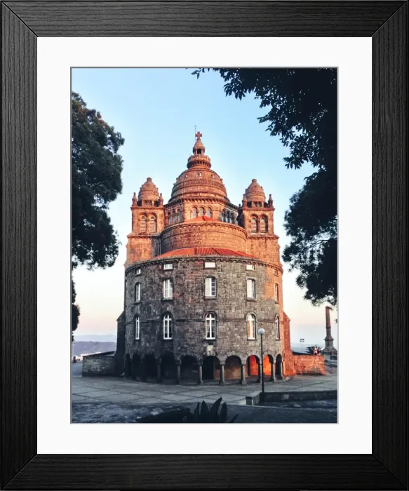 Framed Print : Sanctuary of Santa Luzia in Viana do Castelo, Portugal Framed Print : Sanctuary of Santa Luzia in Viana do Castelo, Portugal