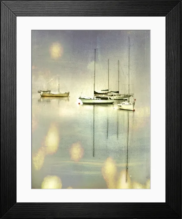Framed Print : Boats in the Morning Framed Print : Boats in the Morning