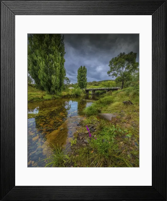 Framed Print : Cobungra creek in the Alpine mountainous region of north east Victoria, Australia Framed Print : Cobungra creek in the Alpine mountainous region of north east Victoria, Australia