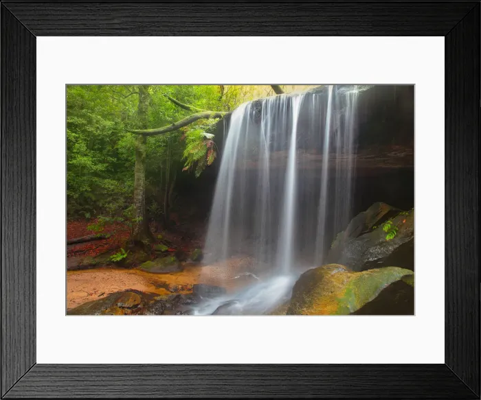 Framed Print : Oakland Falls, Blue Mountains, Australia Framed Print : Oakland Falls, Blue Mountains, Australia