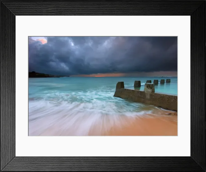 Framed Print : Stormy Morning at Coogee Beach Framed Print : Stormy Morning at Coogee Beach