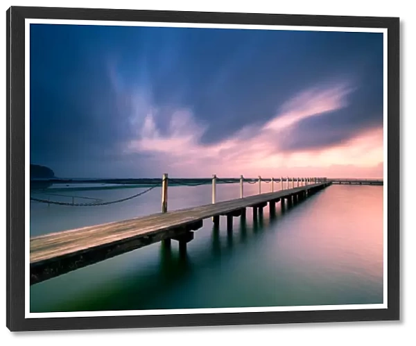 Narrabeen Pool Jetty at Sunrise