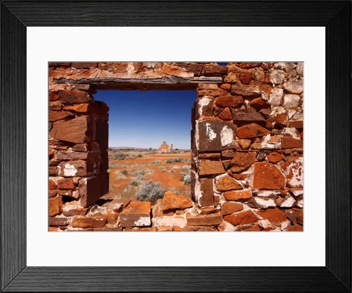 Framed Print : Pondanna Ruins, outback South Australia Framed Print : Pondanna Ruins, outback South Australia