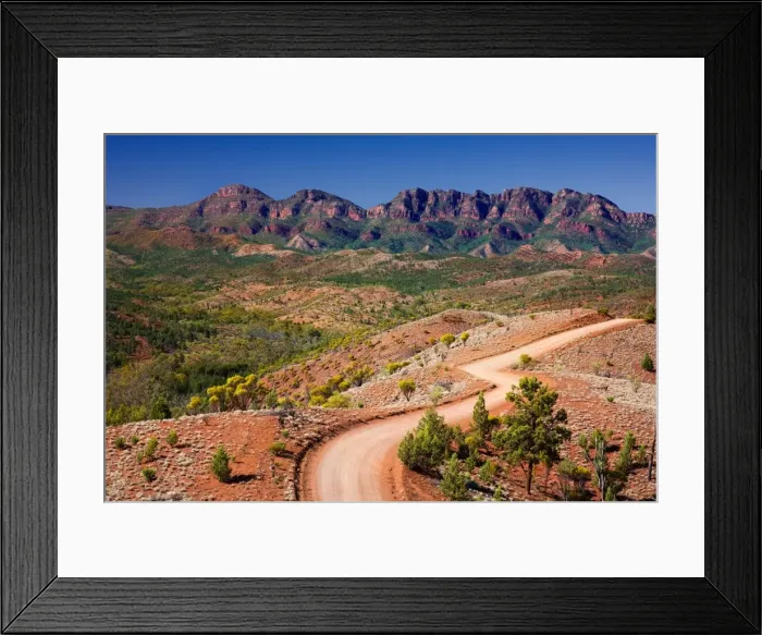 Framed Print : Razorback Lookout, Flinders Ranges National Park, Outback South Australia