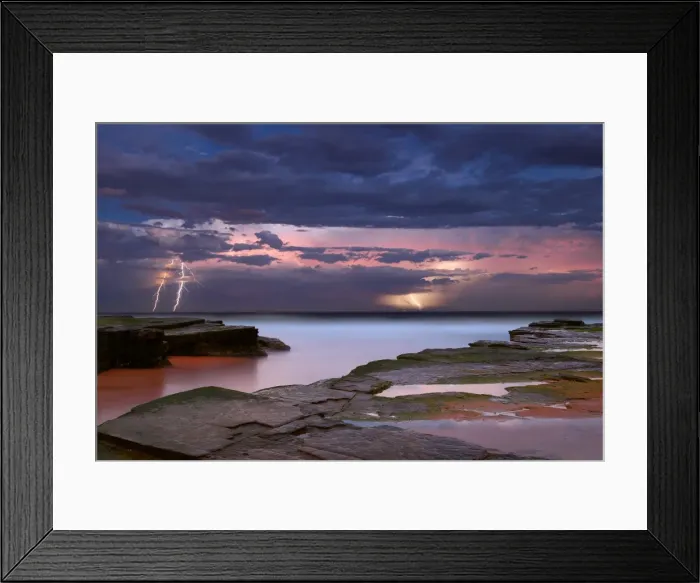 Framed Print : Storm over sea Framed Print : Storm over sea