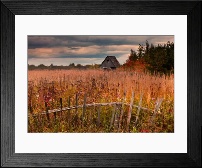 Framed Print : Abandoned cottage in Russia Framed Print : Abandoned cottage in Russia