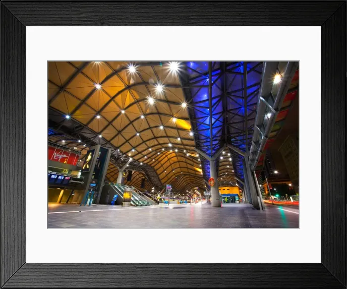 Framed Print : Southern Cross Station at Night, Melbourne