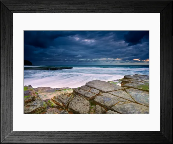 Framed Print : Stormy Dawn