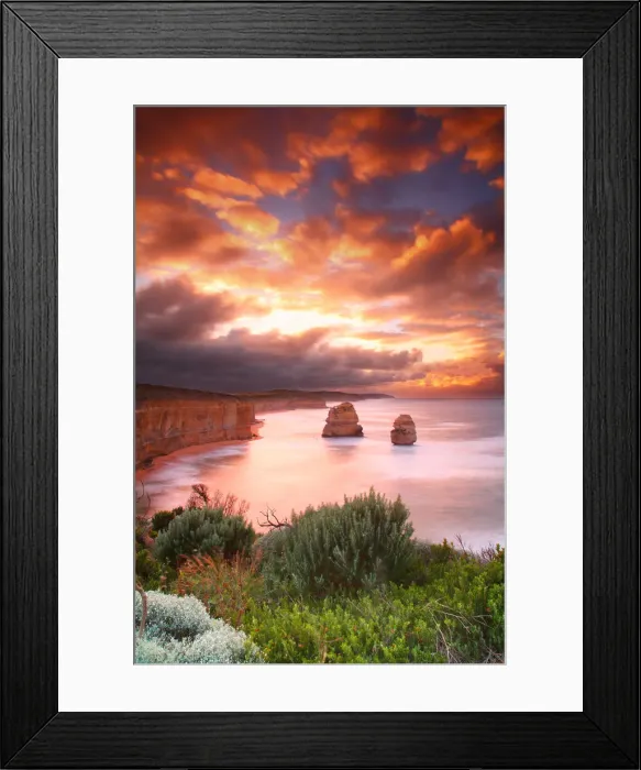 Framed Print : Sunrise at Twelve Apostles
