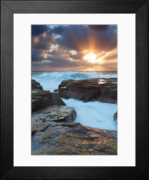 Framed Print : Stormy sunrise Framed Print : Stormy sunrise