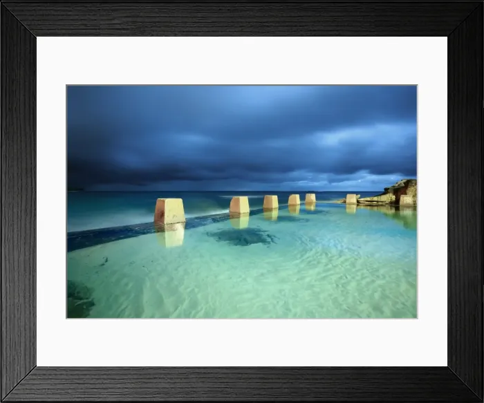 Framed Print : Coogee pool Framed Print : Coogee pool