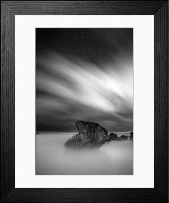 Framed Print : Turimetta Beach at Night