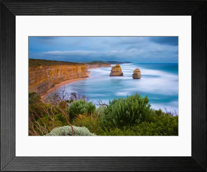 Framed Print : Gibsons steps beach