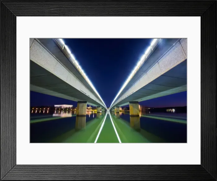Framed Print : Commonwealth Avenue Bridge, Canberra Framed Print : Commonwealth Avenue Bridge, Canberra