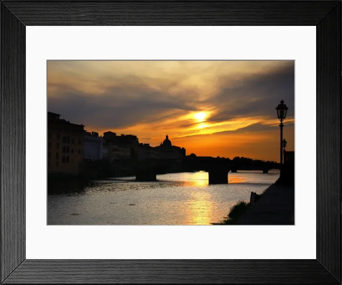 Framed Print : Florence silhouettes Framed Print : Florence silhouettes