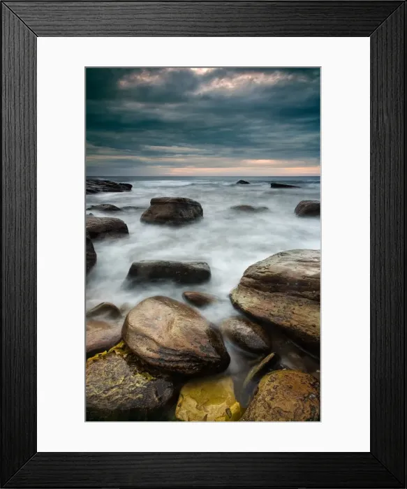 Framed Print : Rocks on beach Framed Print : Rocks on beach