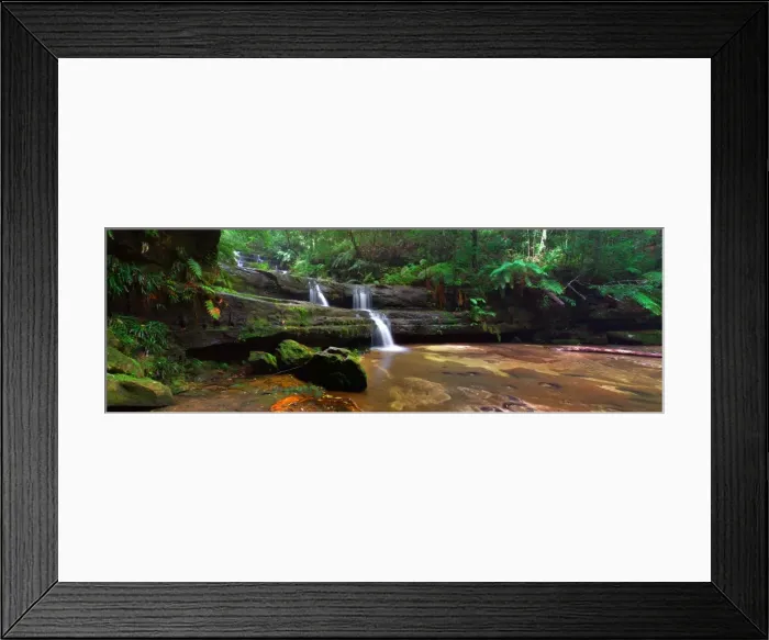 Framed Print : Terrace Falls panorama