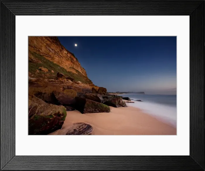 Framed Print : Beach by moonlight Framed Print : Beach by moonlight